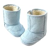 【SEBLES】ベビーシューズ 靴 ブーツ お洒落 ボア ユニセックス スエード カッコいい 11.5cm 12cm 13cm(ブルー,L)
