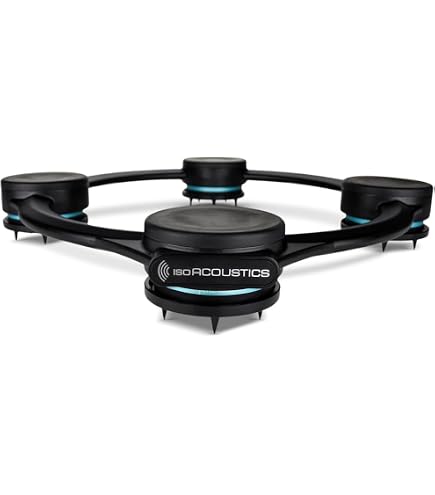 Amazon | IsoAcoustics サブウーファーアイソレーションスタンド