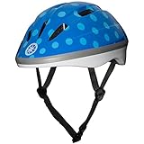 BRUJULA(ブルジュラ) キッズヘルメット ブルー水玉