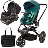 Quinny Moodd Stroller Travel system with diaper bag and car seat - Green Courage by Quinny
