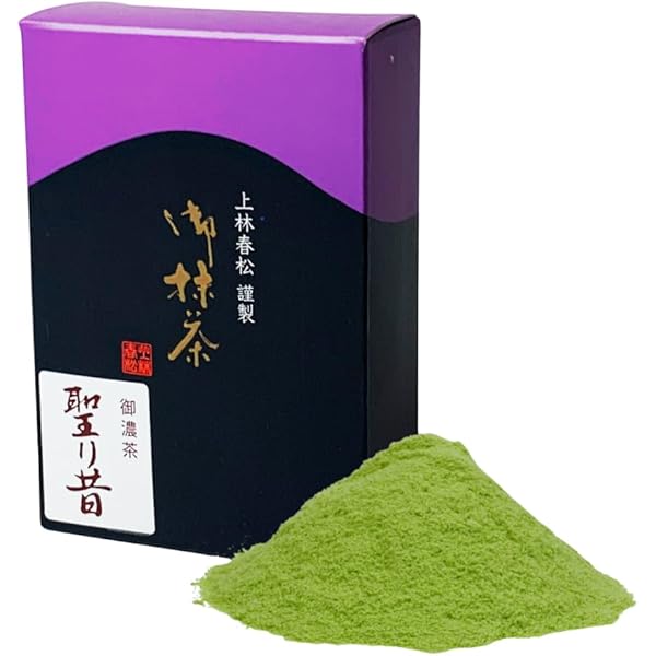Amazon | 上林春松本店 抹茶 初昔 (Hatsumukashi) 【濃茶・御濃茶用