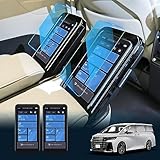 LFOTPP 新型 アルファード 40系 2023年モデル 専用 リヤマルチオペレーションパネル 保護フィルム ナノフィルム 4枚入り 高感度タッチ 気泡ゼロ キズ防止 貼りやすい 車種専用設計 カスタム アクセサリー パーツ