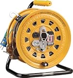 [1061861]ハタヤ　逆配電型ブレーカーリール　単相１００Ｖアース付　２７＋６ｍ GBM130K