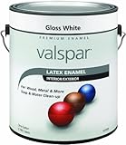 Valspar 65000 Premium Interior/Exterior Latex Enamel, 1-Gallon, White Gloss by Valspar