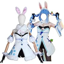 兎田ぺこら　コスプレ衣装 Amazon.co.jp: [PWPCOS] 兎田ぺこら フルセット コスプレ 衣装