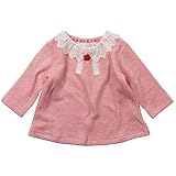 《秋冬春対応》(日本製) Pample Mousse(パンプルムース) あぜ編み接結オーバーブラウス 90cm/RP NO.DP-73260