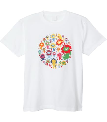 Amazon | EXPO2025 ミャクミャク Tシャツ ポーズ SMA/009 ホワイト L