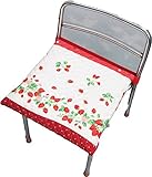 【前から取り出しタイプ】座布団ケース 座布団カバー　ワイルドストロベリー柄 入園 入学 幼稚園 保育園 プレスクール　小学校 ロリポップ