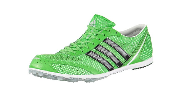 Amazon | Adidas Adizero Avantiグリーン\u0026ブラックスパイクトラック\u0026フィールドRunning Shoes カラー:  グリーン | 陸上競技