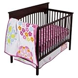 Sumersault Flowerburst 5 Pc Crib Set by Sumersault