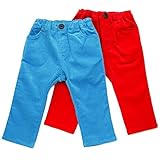 【アウトレット】 Bobson 長丈パンツ (80～130cm) キムラタンの子供服 レッド 90 ( 77229x77729-153 )