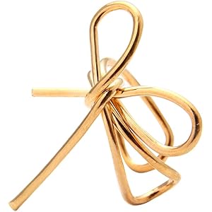 [cream dot クリームドット]イヤーカフ イヤーカフス イヤカフ ウェアリング 片耳用 メタル ワイヤーリボン…