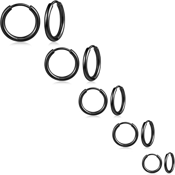 Endless Hoop Earrings in 925 Silver
