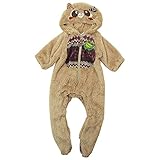 CHILD CHAMP(チャイルド チャンプ) モコモコファー動物キグルミカバーオール 70cm /ベージュ NO.C-86144556