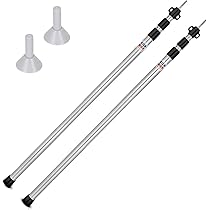 テントポール　4本セット　伸縮　90-230cm スライド　アルミ Amazon | タープポール テントポール 伸縮式 【強化されたロック
