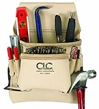 Custom Leathercraft 178234/カスタムレザークラフト178234 カーペンターズのネイルとツールバッグは、トップポスト、8ポケットを逆にした [並行輸入品]