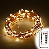 ER CHEN(TM) 8 Lighting Model Indoor and Outdoor Waterproof Battery Operated 100 LED String Lights on