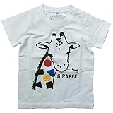 【初夏盛夏対応】 CHEEK ROOM(チイクルーム) 製品洗い加工済み42/2天竺きりん半袖Tシャツ 110cm/OW NO.B-480134