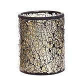 High Qualitylass Flameless Pillar Led Wax Battery Operated Candle Light with Timer