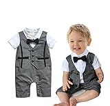 （グレードモリヤ） Grade moriya タキシード グレー フォーマルベビー ロンパース  子供服  ボーイズ 男の子 キッズ 子供服  フォーマル 半袖 夏 半ズボン 入学式 卒業式 入園式 