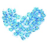 SUND　造花 ライラック　花のみ　ミニ　花ボール　50輪セット　ダブル　レース付き　DIY　手作り　デザイン　インテリア　雑貨　花部分のみ　シルクフラワー　可愛いカラバリ 高品質　造花　枯れない　結