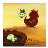商標アートLeaving The Nest by Sylvia Masekキャンバス壁アート 35 by 35-Inch SM018-C3535GG