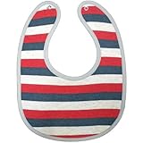 【ナチュラルマルチボーダー】　スタイ　ビブ　よだれかけ　リバーシブルタイプ　KMCS-NO.13　【日本製】　【charlotte】