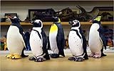 ペンギン 　ビニールモデル　５体セット　p-61335