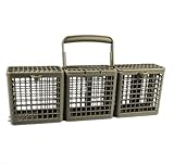 LG Electronics 5005dd1001 a 6026050 Dishwasher Silverwareバスケットアセンブリwithハンドル、グレーモデル: 5005dd1001 aツール&