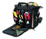 Custom LeatherCraft 1537, Multi-Compartment Tool Carrier, 33 Pockets, 13-Inch [並行輸入品]
