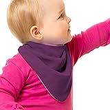 Bibetta ビベッタ Dribble Bib バンダナよだれかけ Plum プラム