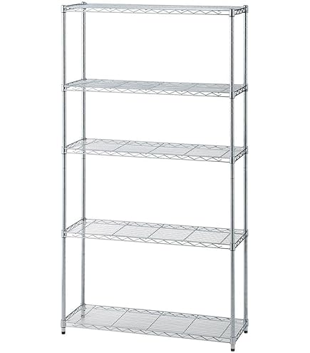2個セット　スチールラック　5段　幅90cm メタルラック　ホワイト Amazon.co.jp: カインズ(CAINZ) インテリアラック 幅90 5段