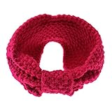 Domybest （mommy/kids）秋冬 親子 大人 ヘアバンド ニット ヘアアクセサリ 写真小道具 5色 暖かく保つ 柔らかく快適 七五三 卒業式 結婚式 演奏会 入園式