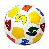 カラフルな数デザイン小さなソフトぬいぐるみボールベビー幼児用プレイセットおもちゃ