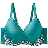 授乳対応Ｌ字型ワイヤークロスオープンモールドブラジャー　　グリーン　サイズ:D75