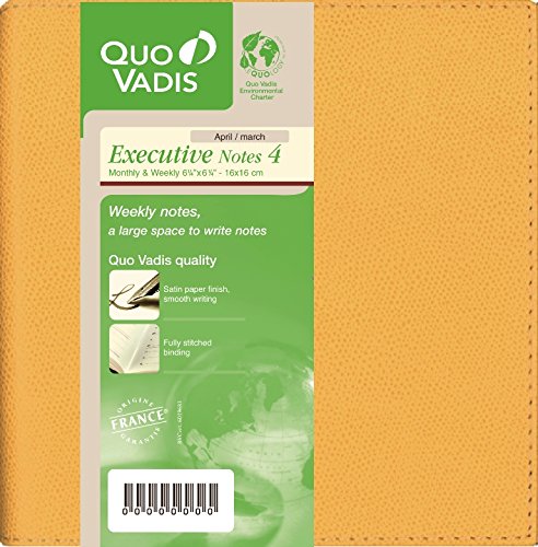 クオバディス 手帳 16 4月始まり エグゼクティブノート4 クラブ ウィークリー ソレイユ Qv602so 文具百貨