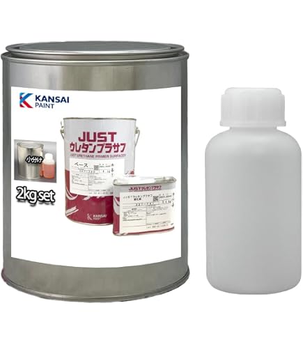 Amazon | 関西ペイント 2液 ホワイト プラサフ 4kg/レタンPG
