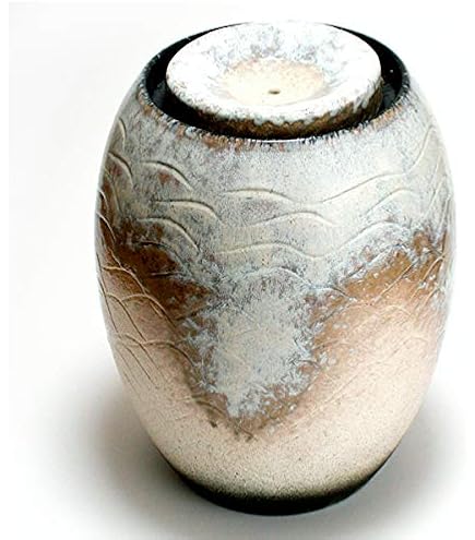 Amazon.co.jp: 水琴窟 信楽焼 - 重蔵窯（S－4／火色古信楽） 重蔵窯の