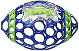 Oball Grab & Rattle Football Baby Blue/Green [並行輸入品]