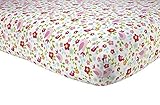 Sadie & Scout Chelsea - Pink Floral Crib Sheet