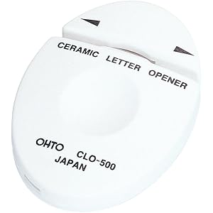 オート レターオープナー セラミックレターオープナー シロ CLO-500シロ