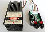 532MD-150-12V DC / AC 12Vフォーカス可能な緑色ダイオードレーザー532nm 150-180mwドットレーザモジュールTTL /ドライバクラス2