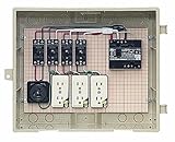 未来工業 屋外電力用仮設ボックス (漏電しゃ断器・分岐ブレーカ・コンセント内蔵) C14-31HC