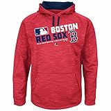 MLBメンズBig and Tall on - field team choice Streak Therma Base Fleece Hoodie ( 4 x l ,ボストンレッドソックス)