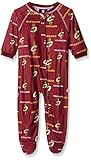 NBA Infant Cavaliers Sleepwear All Over Print Zip Upカバーオール、18ヶ月、ブルゴーニュ