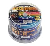 HIDISC 録画用BD-R DL 50GB 1-6倍速対応 50枚