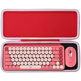 Aenllosi 収納ケース 互換品 Logicool ロジクール POP KEYS K730 /POP ICON KEYS K680メカニカル ワイヤレス キーボード (ローズ)（ケースのみ）