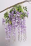 人工花34でリアルなロマンチッククラシック人工フェイク藤のつるRattaシルク花Garden花柄装飾DIYリビングルームHanging Flower Plant Vineホームパーティーウェディングシ