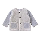 ホッペッタ Hoppetta もこもこコート グレー 80㎝ 58894