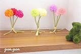 *卸売価格*ポンポンピック 造花 髪飾り 装飾 300円 アーティシャルフラワー 500円以下 大量注文可能 可愛い ハンドメイドにもお勧め アレンジメント可能 ナチュラルインテリア ディスプレイ (